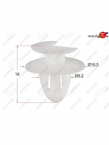 Клипса обшивки двери RENAULTPEUGEOTALFA ROMEOFIAT (1 шт.) SAT ST-KE-165