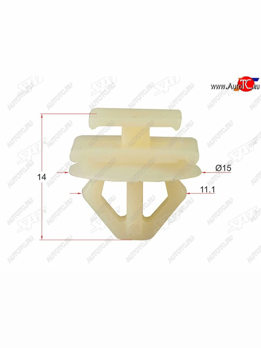 Клипса молдинга PEUGEOTCITROEN (1 шт.) SAT ST-KE-136  в Самаре Самарской области
