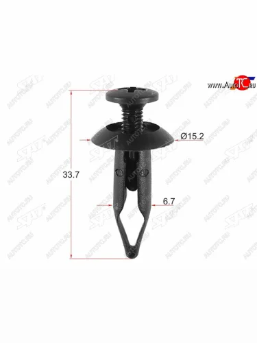 Клипса FORD (1 шт.)                                                                                  SAT ST-KE-210