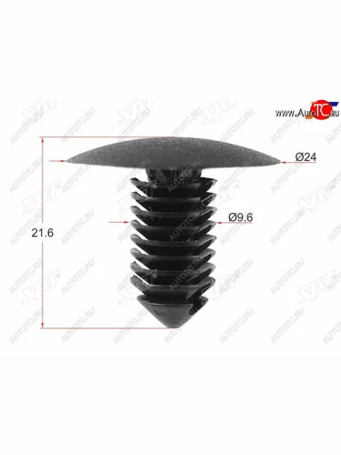 Клипса обшивки капота GMCHEVROLET (1 шт.) SAT ST-KE-220