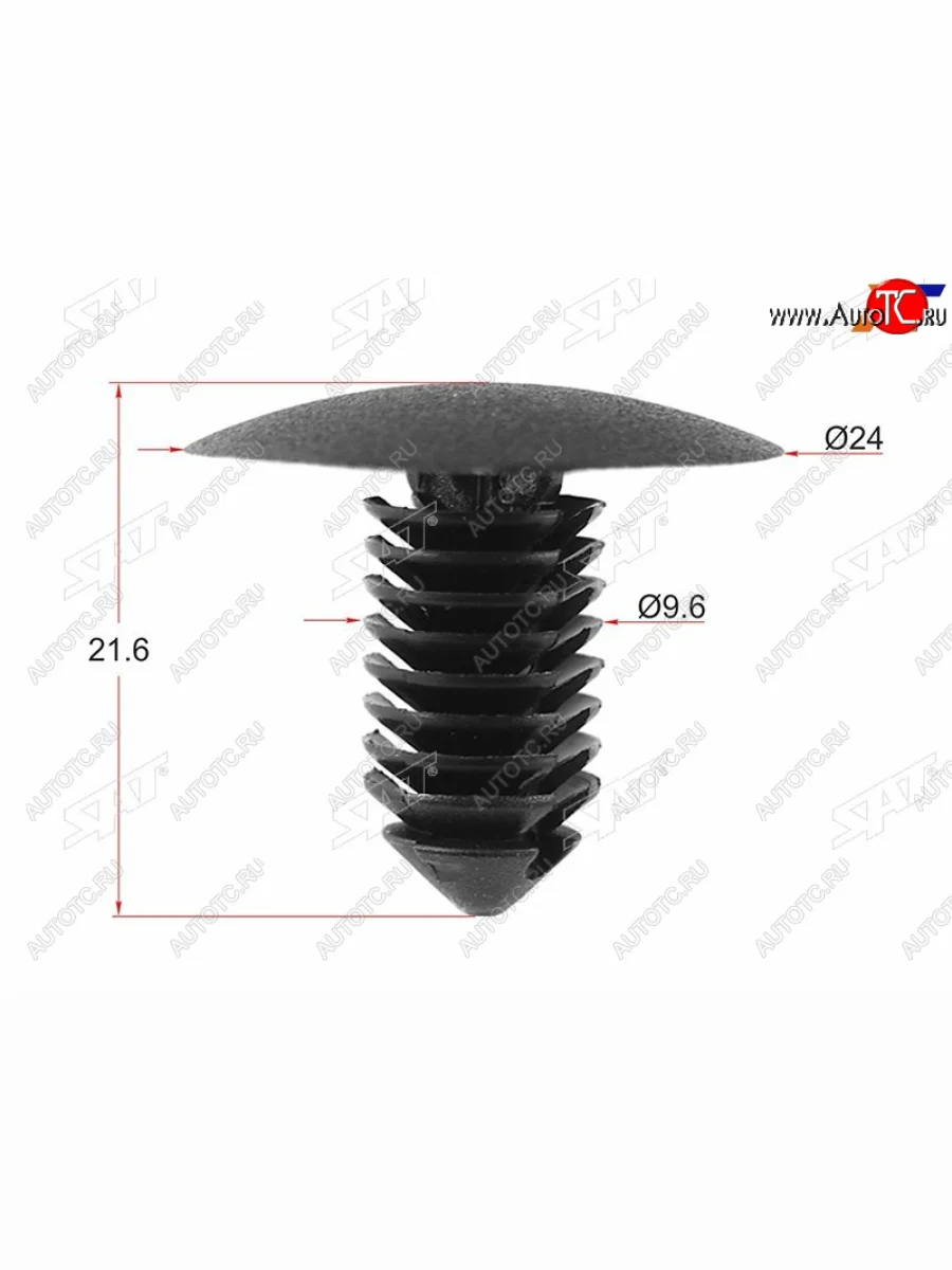 Клипса обшивки капота GMCHEVROLET (1 шт.) SAT ST-KE-220  в Самаре Самарской области