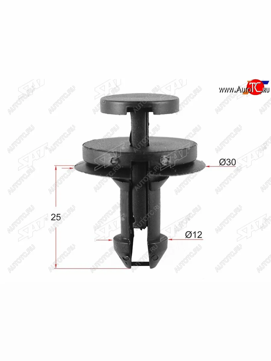 Клипса обшивки капота GM (1 шт.) SAT ST-KE-224  в Самаре Самарской области