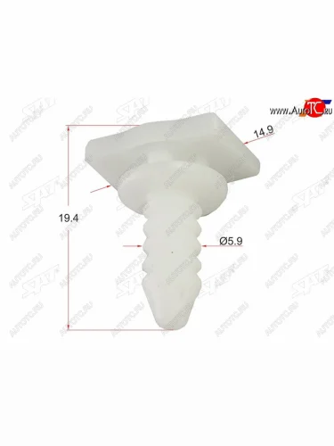 Клипса фиксатор VAG (1 шт.) SAT ST-KE-346