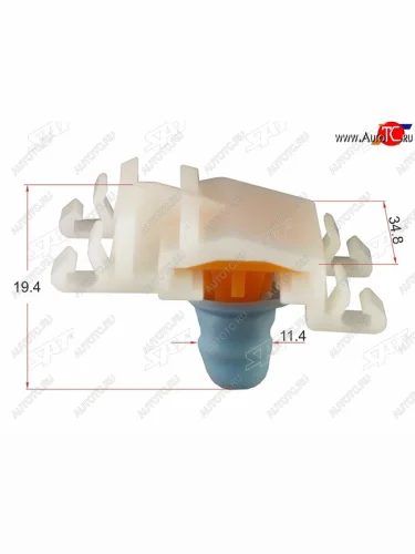 Клипса молдинга VAG (1 шт.) SAT ST-KE-334