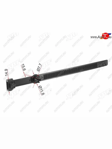 Клипса фиксатор MERCEDES (1 шт.) SAT ST-KE-344