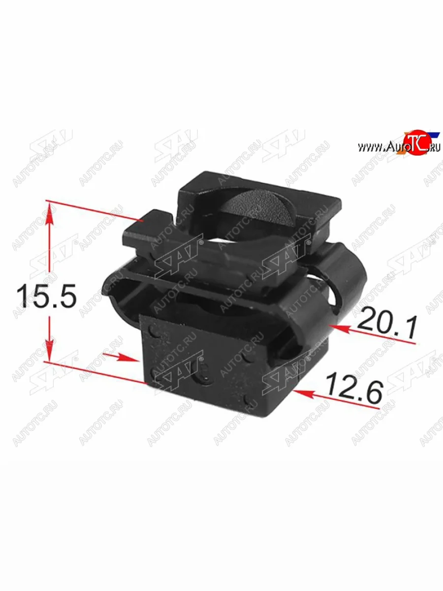 Клипса крепления подкрылка VAG (1 шт.) SAT ST-KE-360  в Самаре Самарской области