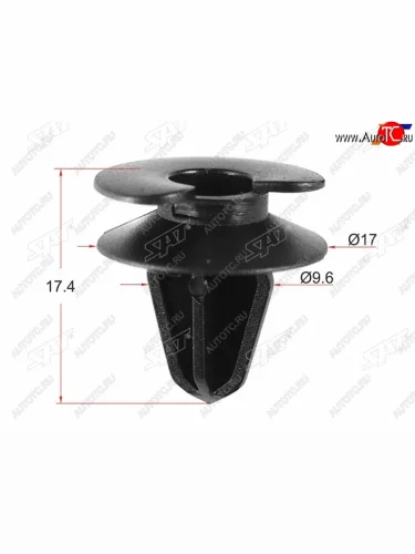 Клипса обшивки двери OPELDAEWOO (1 шт.) SAT ST-KE-361