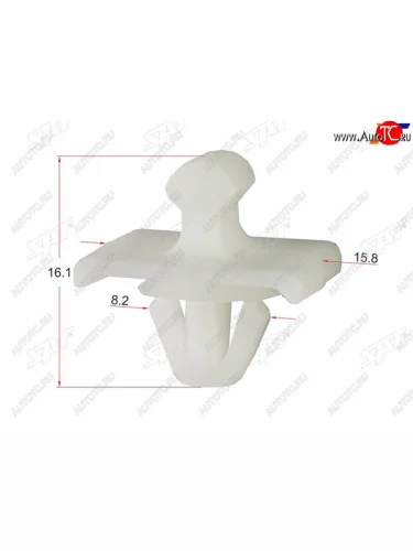 Клипса молдинга MERCEDES (1 шт.) SAT ST-KE-355