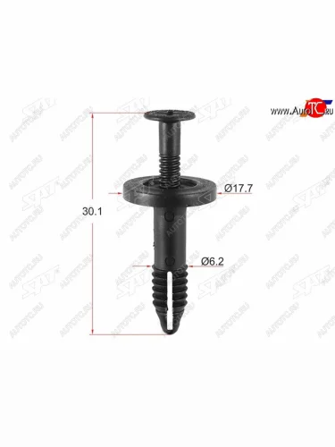 Клипса FORD (1 шт.) SAT ST-KE-367