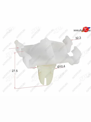 Клипса MERCEDES (1 шт.) SAT ST-KE-373