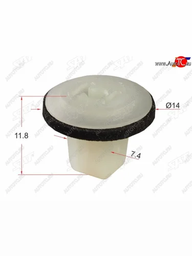 Клипса TOYOTALEXUSHONDA (1 шт.) SAT ST-KJ-1008