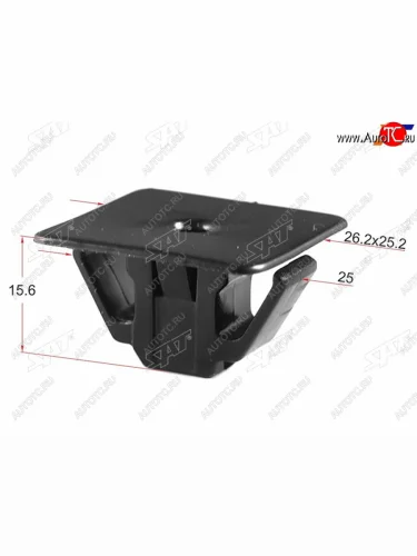 Клипса решетки HONDA (1 шт.) SAT ST-KJ-1001