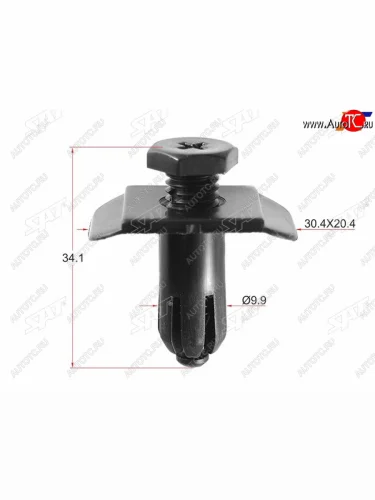 Клипса бампера FORDMAZDA (1 шт.) SAT ST-KJ-1040