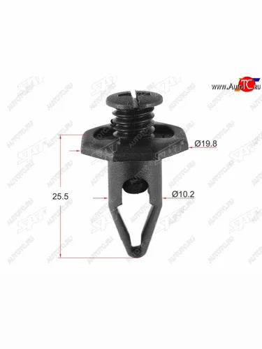 Клипса защиты бампера HONDA (1 шт.) SAT ST-KJ-1052