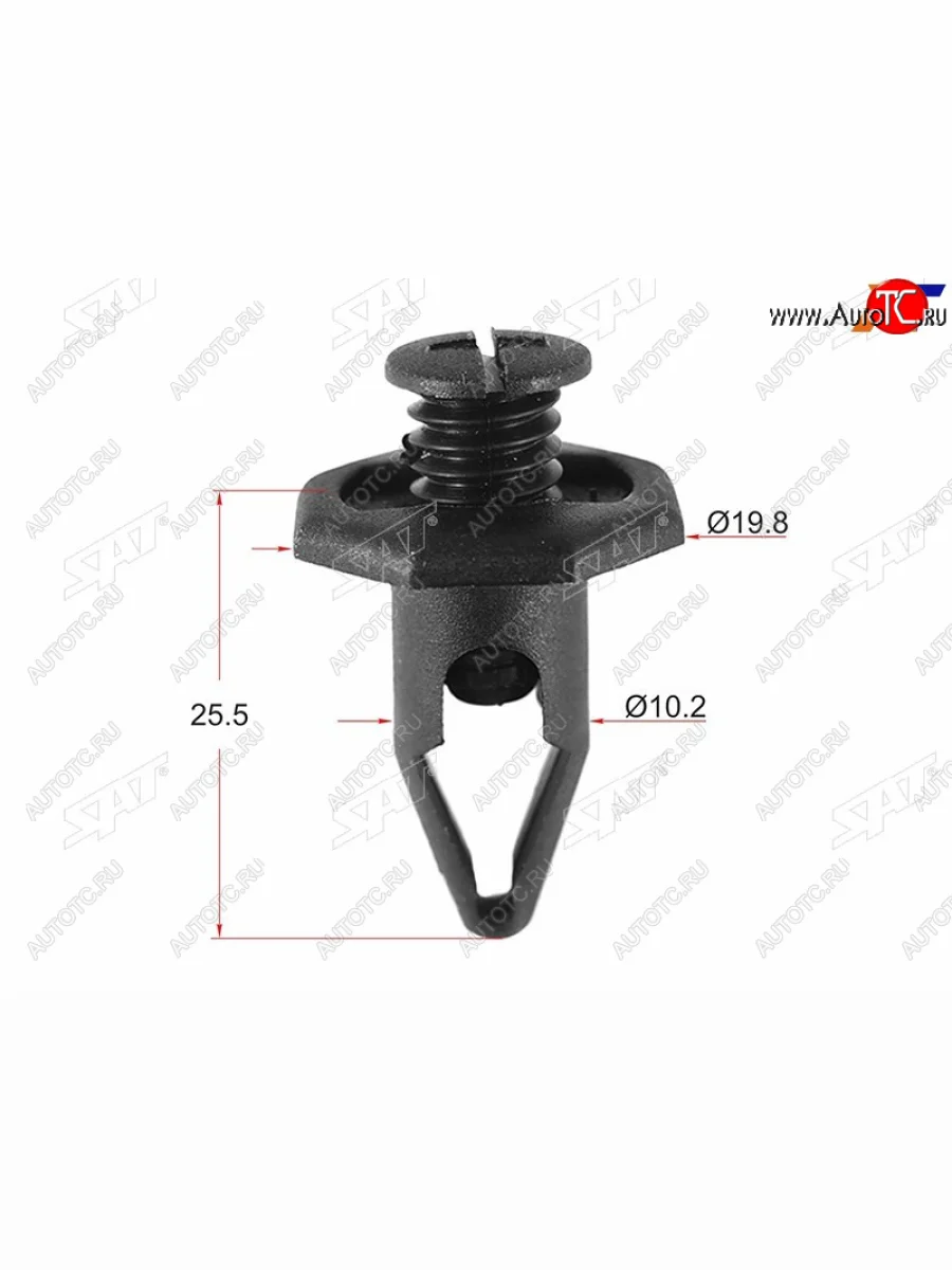 Клипса защиты бампера HONDA (1 шт.) SAT ST-KJ-1052  в Самаре Самарской области