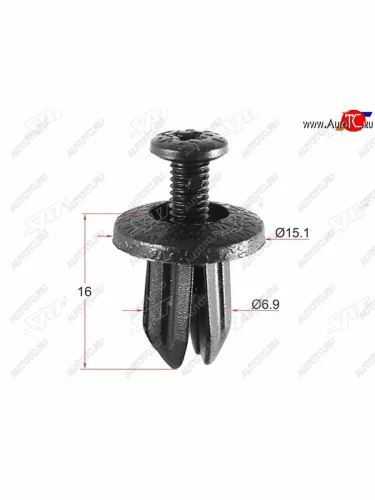 Клипса HONDA (1 шт.) SAT ST-KJ-1050