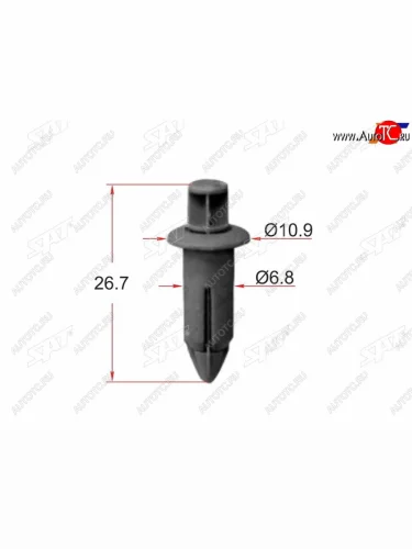 Клипса крепежная SAT ST-KJ-1087 (1 шт.) SAT ST-KJ-1087