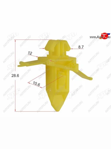 Клипса молдинга кузова TOYOTALEXUS (1 шт.) SAT ST-KJ-1453