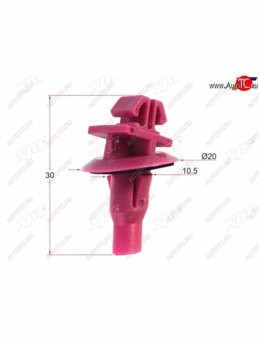 Клипса молдинга кузова TOYOTALEXUS (1 шт.)                                                          SAT ST-KJ-1443