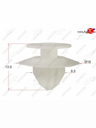 Клипса MITSUBISHI (1 шт.) SAT ST-KJ-1682