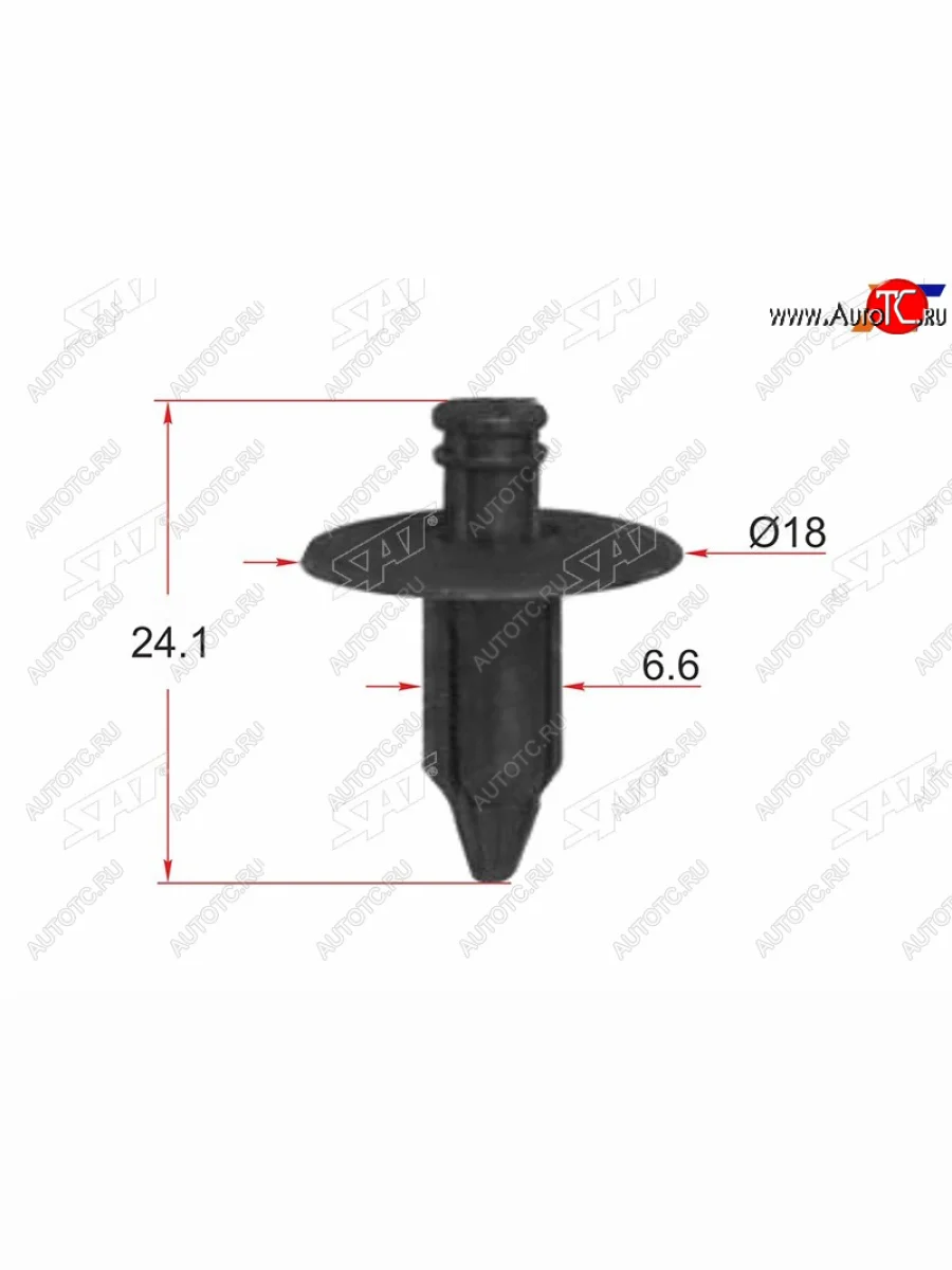 Клипса крепежная SAT ST-KJ-1529 (1 шт.) SAT ST-KJ-1529  в Самаре Самарской области