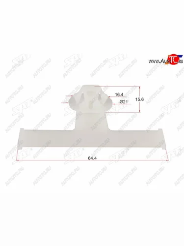 Клипса хомут эл. проводки TOYOTALEXUS (1 шт.) SAT ST-KJ-2344