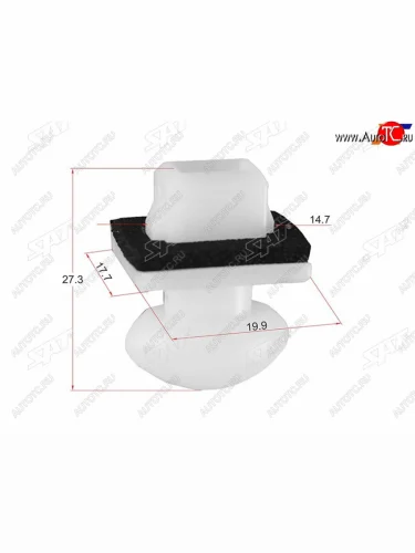 Клипса молдинга FORDMAZDA (1 шт.) SAT ST-KJ-2326