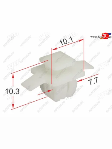 Клипса молдинга кузова HONDA (1 шт.)                                                                 SAT ST-KJ-2428