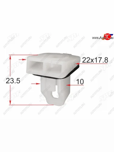 Клипса крепления бампера TOYOTA (1 шт.) SAT ST-KJ-2437