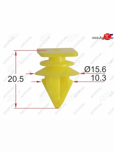 Клипса молдинга кузова TOYOTALEXUS (1 шт.) SAT ST-KJ-2434