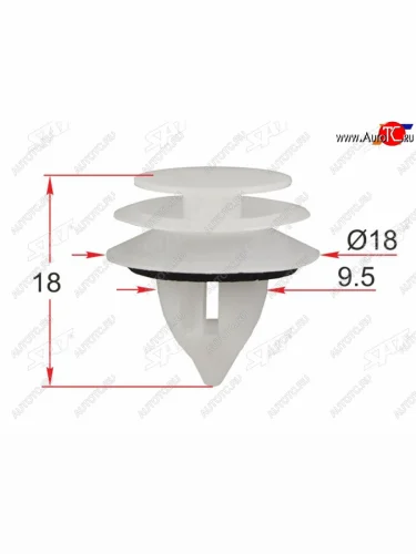 Клипса обшивки двери MAZDA (1 шт.)                                                                   SAT ST-KJ-2446