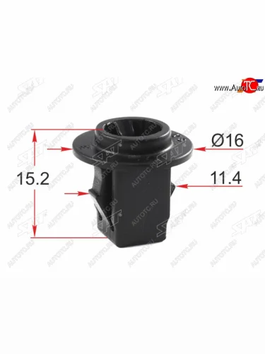 Клипса крепления крыла NISSAN (1 шт.) SAT ST-KJ-2444