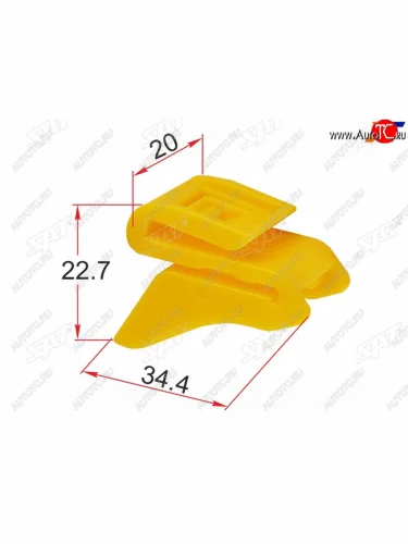 Клипса фиксатор NISSAN (1 шт.) SAT ST-KJ-2441