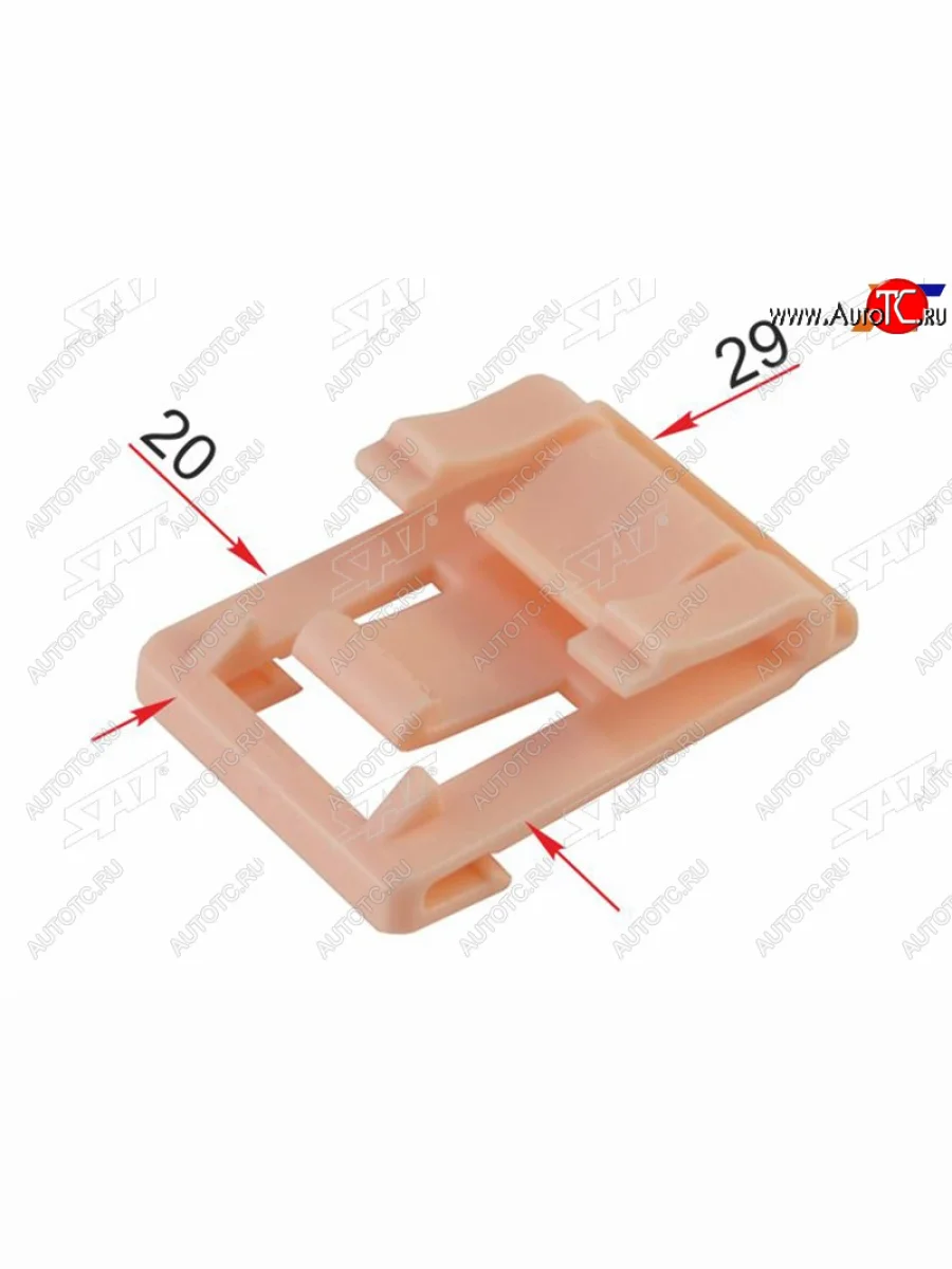 Клипса крепления бокового стекла HONDA (1 шт.) SAT ST-KJ-2471  в Самаре Самарской области