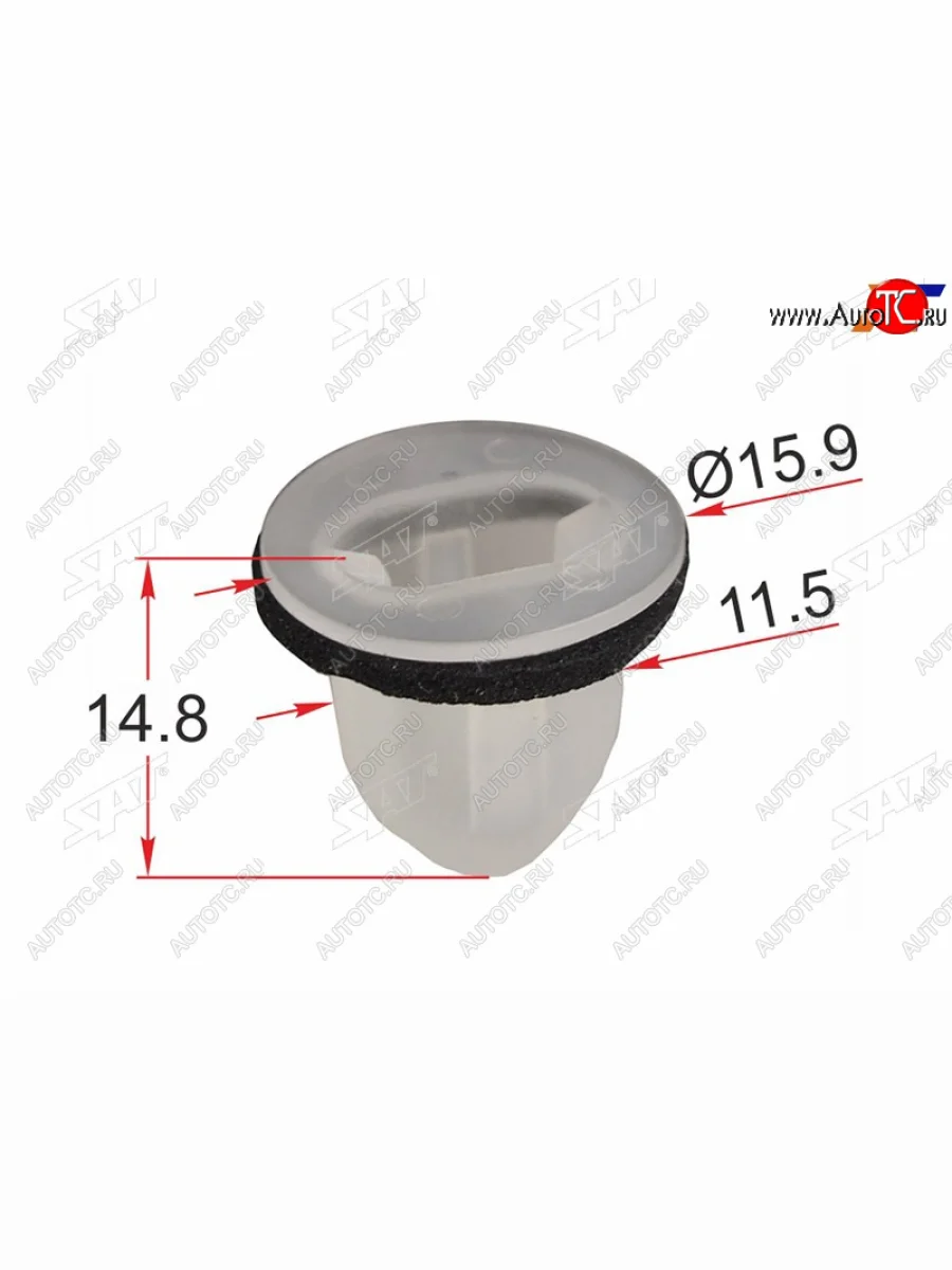 Клипса направляющая заднего фонаря TOYOTALEXUS (1 шт.) SAT ST-KJ-2484  в Самаре Самарской области