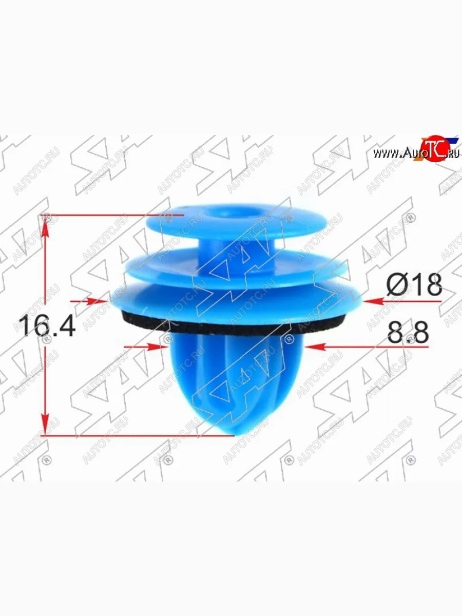 Клипса крепления обшивки двери TOYOTALEXUS (1 шт.) SAT ST-KJ-2482  в Самаре Самарской области