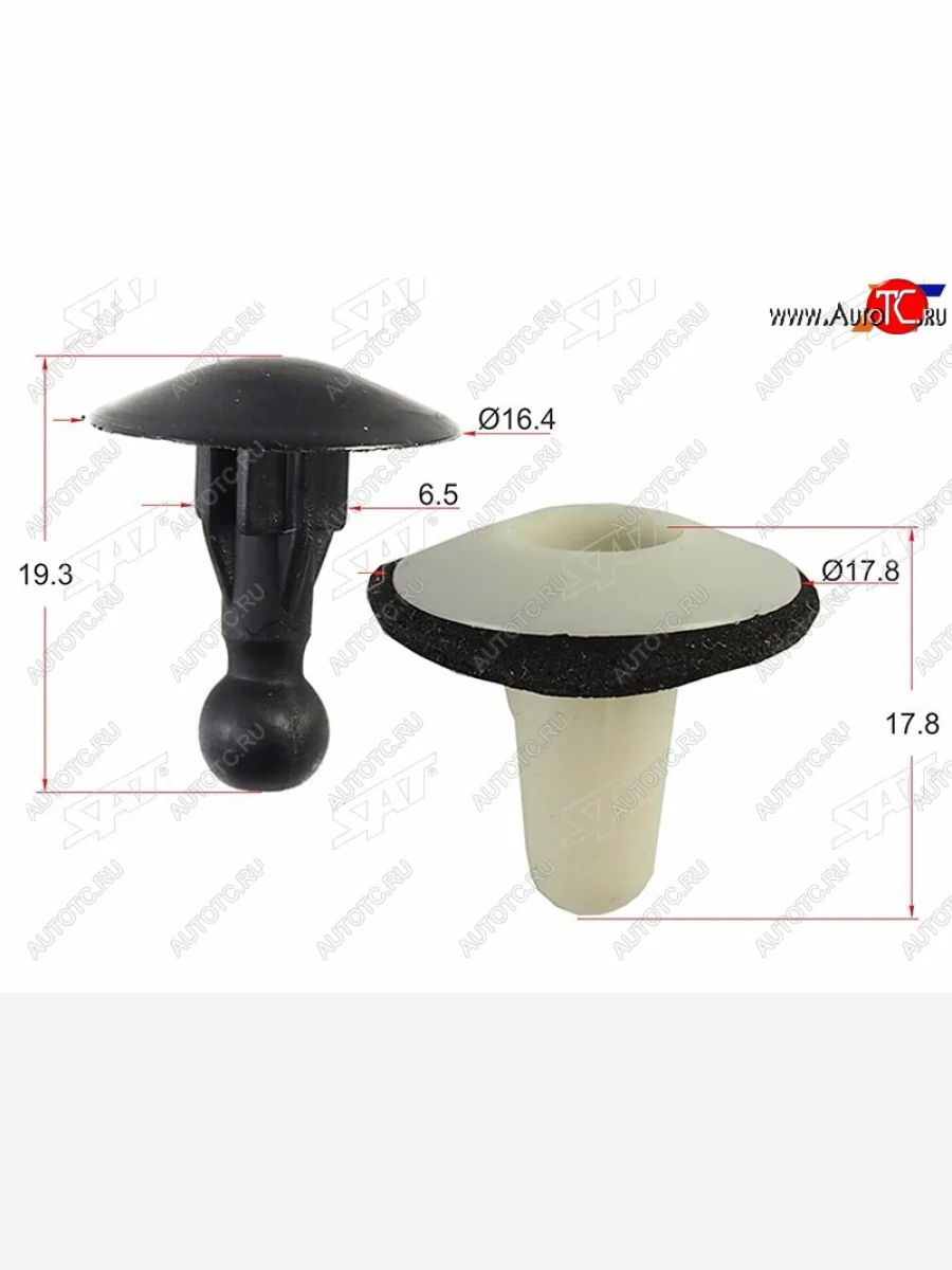 Клипса GMLEXUSNISSANTOYOTA (1 шт.) SAT ST-KJ-315  в Самаре Самарской области