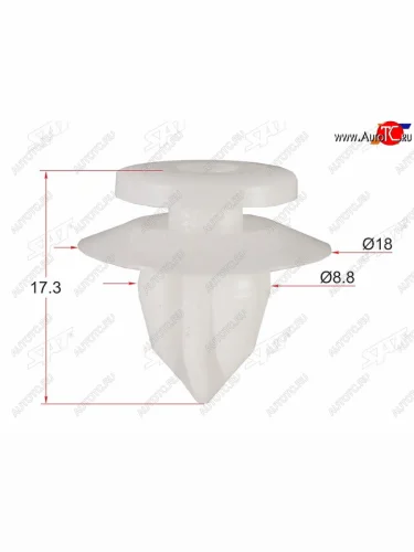 Клипса TOYOTALEXUS (1 шт.)                                                                          SAT ST-KJ-361