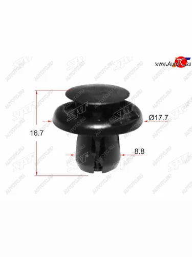 Клипса крепежная SAT ST-KJ-338 (1 шт.) SAT ST-KJ-338