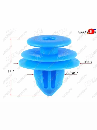 Клипса TOYOTALEXUSNISSANSUBARUGM (1 шт.)                                                         SAT ST-KJ-500