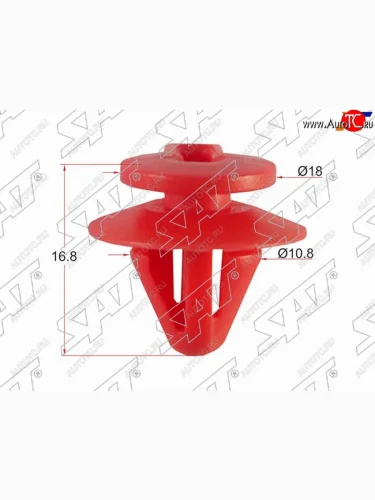 Клипса крепления порога TOYOTALEXUS (1 шт.) SAT ST-KJ-518