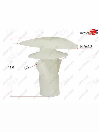 Клипса накладки двери FORDTOYOTAMAZDA (1 шт.) SAT ST-KJ-528