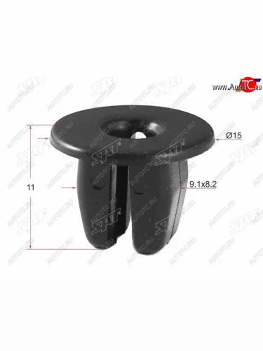 Клипса бампера NISSANTOYOTALEXUSSUBARUMITSUBISHI (1 шт.)                                         SAT ST-KJ-624