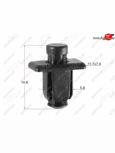 Клипса NISSAN (1 шт.) SAT ST-KJ-664