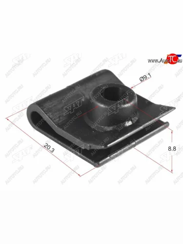 Клипса фиксатор подкрылка NISSAN (1 шт.)                                                             SAT ST-KJ-694