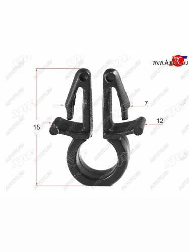 Клипса упора капота NISSAN (1 шт.) SAT ST-KJ-691