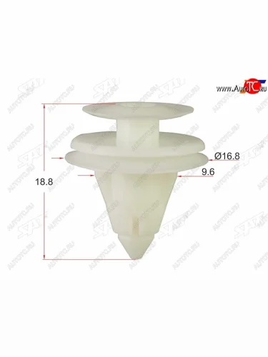 Клипса обшивки двери NISSAN (1 шт.) SAT ST-KJ-688