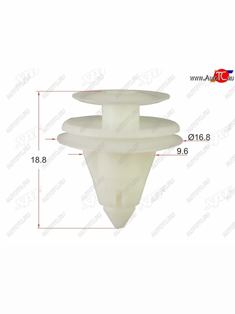 Клипса обшивки двери NISSAN (1 шт.) SAT ST-KJ-688  в Самаре Самарской области