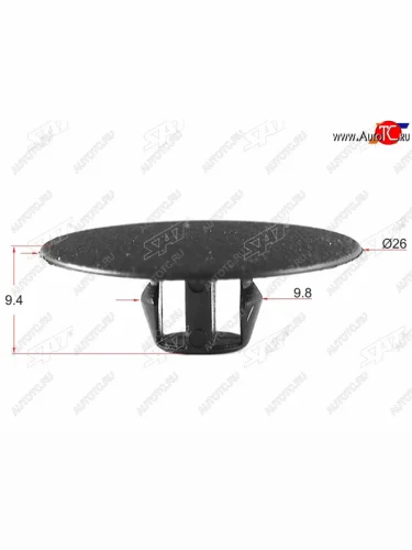 Клипса обшивки капота MITSUBISHI (1 шт.)                                                             SAT ST-KJ-833