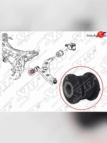 Сайлентблок Honda Civic 00-06  Civic Ferio 00-05  CR-V 01-06  Stream 00-06  Mazda 3 13-19  6 12 SAT ST-KR11-34-470
